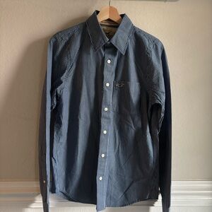 Hollister Striped Button-Down Shirt